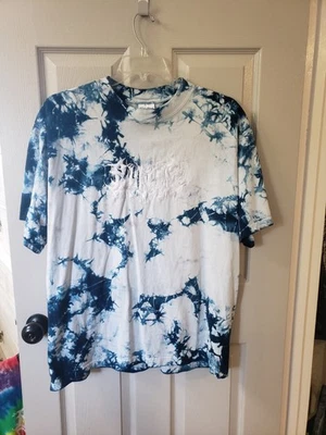 Pulses Band T-Shirt Short Sleeve Men's Size Large Blue Tye Dye Shaka Wear - Image 1 of 4