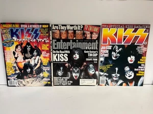 Kiss Magazines 1996-1997 Lot of 3! Rocks the World Reunion, Entertainment Weekly - Picture 1 of 3