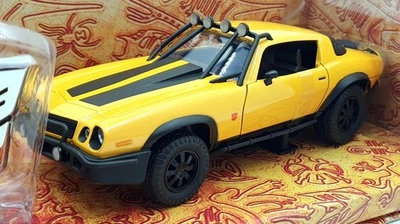 Jada 1/24 Scale Diecast 34263 - Transformers 1977 Chevrolet Camaro Bumblebee - Image 1 of 4