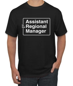 Assistant to the Regional Manager Office Quote Men TV Humor T Shirt Graphic T - Picture 1 of 23