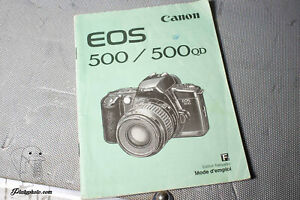 CANON EOS 500/500QD MODE D'EMPLOI NOTICE MANUAL FR