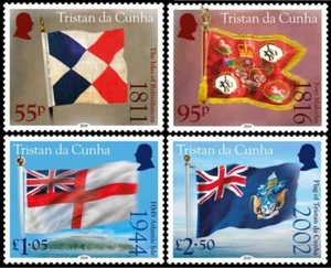 TRISTAN DA CUNHA 2024 FLAGS DRAPEAUX FLAGGEN BANDIERE BANDERAS - Foto 1 di 1
