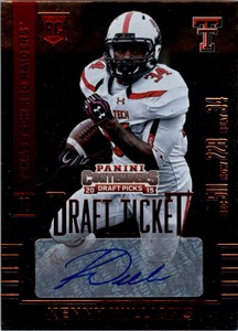2015 Panini Contenders DP College Draft Ticket Red Foil #265 Kenny Williams Auto