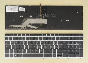 Nowość do HP ProBook 650 G4 650 G5 Klawiatura podświetlana bez wskaźnika Włoska Tastiera - Zdjęcie 1 z 3