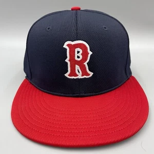 Mens Cap Hat Rebels Baseball Fitted PTS 40 Sm Md Dryve Embroidered Athletic Navy - Picture 1 of 14