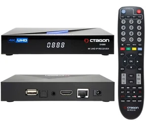 ►OCTAGON SX888 V2 4K UHD IP H.265 HEVC IPTV E2 Linux OS Smart TV IP 4K Receiver - Bild 1 von 8