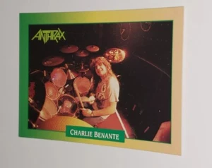 1991 Brockum RockCards #59 Charlie Benante Anthrax Rock Hair Metal Band Cards - Picture 1 of 10