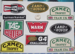 LAND ROVER PATCH EMBROIDERED 4X4 BADGE CAMEL TROPHY G4 WARN MR0035 - Picture 1 of 1