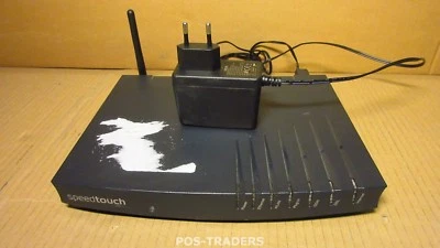Thomson SpeedTouch ST608 WL Business Router 4X LAN - DSL - ISDN INCL PSU + ANTEN - Bild 1 von 3