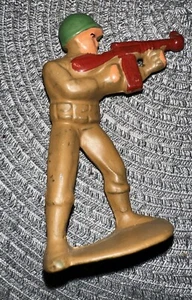 Vintage Manoil Cast Metal Soldier Standing Shooting. S14 - Picture 1 of 3