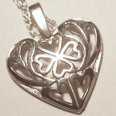 Collar Corazón ESTERLINA/18"/ Representa los MUCHOS tipos de AMOR en el corazón Foto 1 de 4