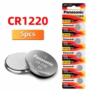 CR1220 Lithium 3V PANASONIC Pile bouton  Blister 5 pcs - Imagen 1 de 1