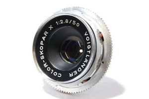 Objectif vintage Voigtländer couleur Skopar X 50 mm monture F2,8 DKL réf. 222121 - Photo 1/10