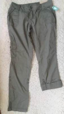 Pantalones/Capri ligeros 100 % algodón Maurices talla 3/4 nuevos con etiquetas Foto 1 de 4