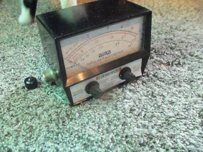 Bird Antenna Ham Mate RF Load Thruline SWR Watt Meter CB 27MHz 10w SO239 UHF - Image 1 of 4