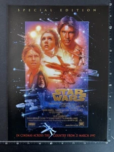 STAR WARS - SPECIAL EDITION 12x8' Magazine Movie Advert M123 - Picture 1 of 1