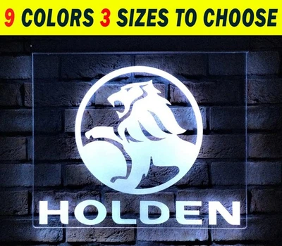 Holden Logo LED Neon Light Sign Home Colorado Commodore Display Wall Art Décor - image 1 of 4