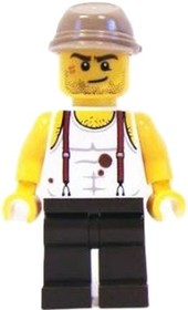 Lego New Pharaoh's Quest MAC MCCLOUD Minifigure Kepi Cap Scorpion Pyramid D821