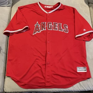 WOW - Majestic - Los Angeles / Anaheim Angels - Mike Trout - Jersey - Size 4XL - Picture 1 of 4