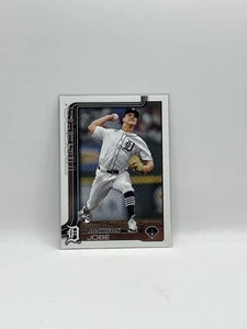 2025 Topps Serie 2 Jackson Jobe #490 Rookie Karte Detroit Tigers - Bild 1 von 2