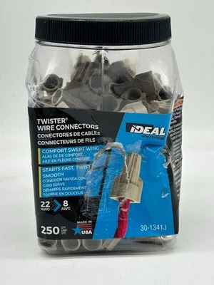 IDEAL 341 Tan Twister Wire Connector (250-Pack) - Image 1 of 4
