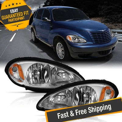 Faros euro cromados Anzo para Chrysler PT Cruiser 2001-2005 Foto 1 de 4