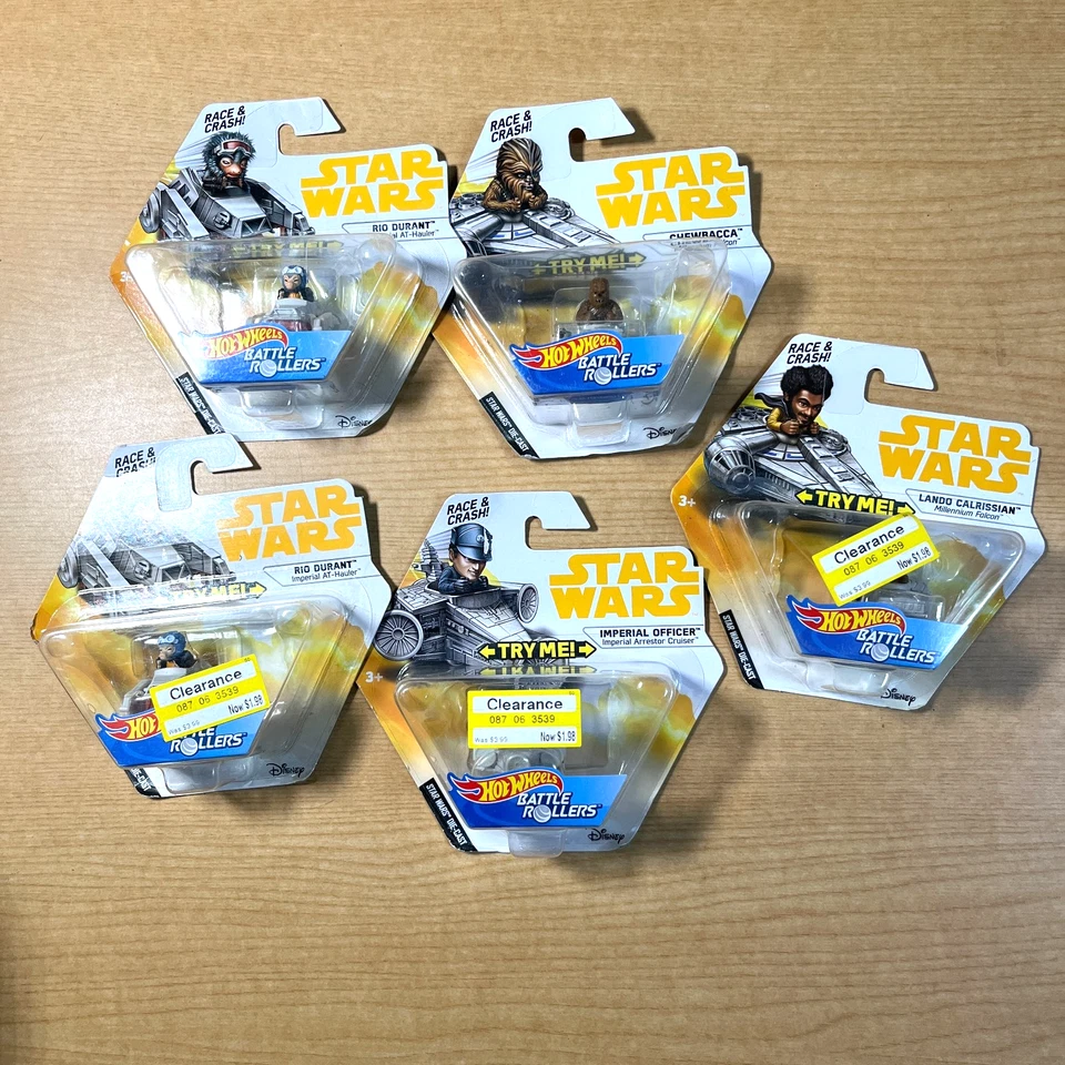 Hot Wheels 2018 Star Wars Battle Rollers Chewbacca Millennium Falcon