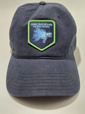 Gorra GRUNDENS Bass Popper SE Snapback Excelente Estado Usada Azul Marino Foto 1 de 4