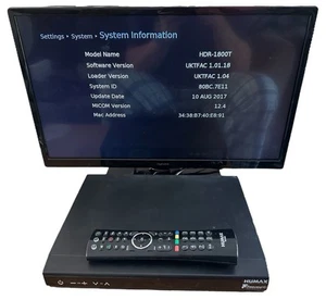 HUMAX HDR-1800T Freeview HD Smart Enregistreur TV numérique HD - 320 Go - Twin Tuner - Photo 1/14