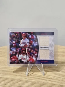 2025 Topps MLB Series 1 Mike Trout/Bryce Harper #MLMDR-TRH Dual Bat Relic /99 - Picture 1 of 3