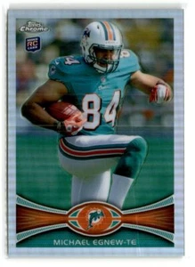 Michael Egnew Miami Dolphins 2012 Topps Chrome Refractors #2 - Picture 1 of 2
