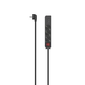Hama Steckdosenleiste Mehrfachstecker 3-fach mit Schalter 1,4m Kabel und 2x USB - Bild 1 von 1