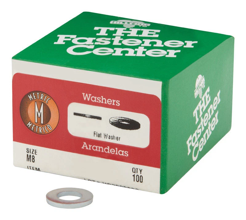 Hillman Fasteners 923020 Washer Flat Steel 8mm