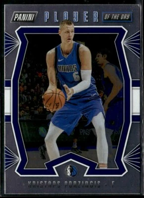 2019-20 Panini Player of the Day Kristaps Porzingis/Aleksej Pokusevski #4 - Image 1 of 2