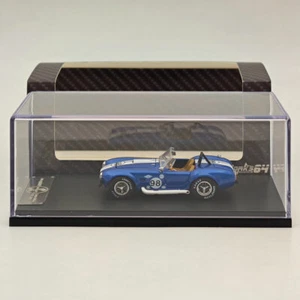Fine Works 1/64 Ford Shelby Cobra 427 Azul Tapa Eléctrica Aleación Diecast Modelos Coche - Imagen 1 de 8