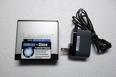 Cisco SD205 v2 5-Port Fast Ethernet Network Switch Full Duplex 10/100 Wired 12V - Image 1 of 4