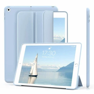 Hülle Tasche für Apple iPad 10.2 Case Quer 10,2 2019 2020 2021 Blau slim Blue - Bild 1 von 6