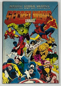 Marvel Super Heroes Secret Wars Annual UK Hardcover HC HB Rare Mike Zeck art OOP - Picture 1 of 4