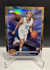 Amari Bailey - Orange Basketball Refractor RC - 2023-24 Topps Chrome - Bild 1 von 2