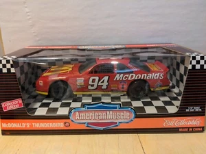 American Muscle 1/18 Bill Elliot #94 McDonald's 1995 Thunderbird diecast model  - Picture 1 of 9