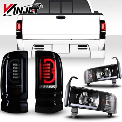 LED Headlights Corner & LED Tail Lights For 1994-2001 Dodge Ram 1500 2500 3500 - Image 1 of 4
