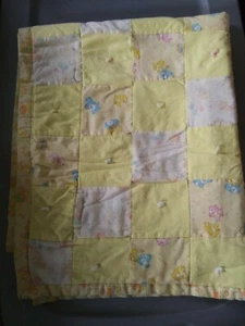 Handgefertigte Carebear Babydecke - Bild 1 von 2