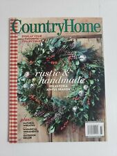 Country Home January 2022 Magazine Outdoor Decor, Ideas for a Joyful Season