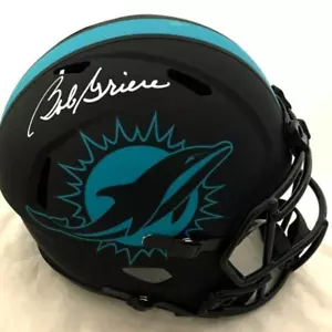 Bob Griese Signed Dolphins Eclipse Full Size Authentic Speed Helmet JSA COA - Picture 1 of 11