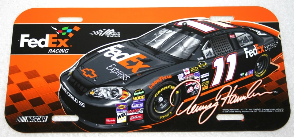 Coche Denny Hamlin #11 FedEx raro NASCAR NEXTEL Cup Series novedad matrícula Foto 1 de 3