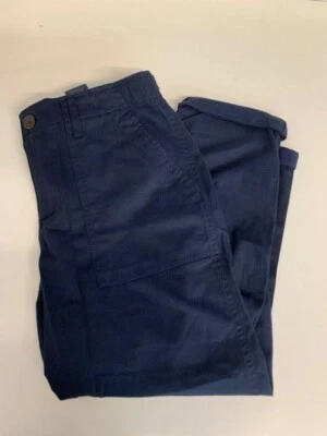 Nuevo pantalón capri para mujer Tommy Hilfiger azul marino grande Foto 1 de 4