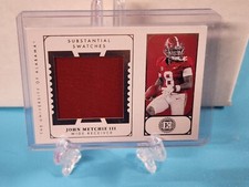 2022 Chronicles Draft Picks Encased Substantial Swatches #EN-JME John Metchie