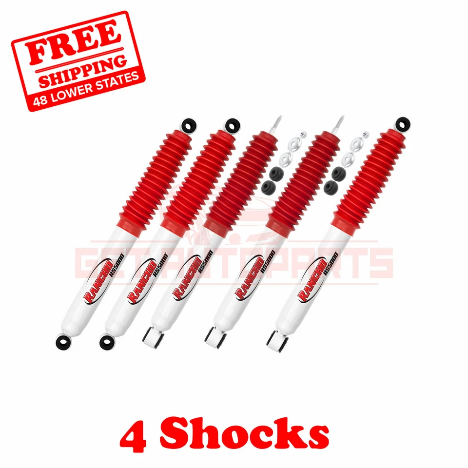 Amortiguadores de elevación y estabilizador Rancho RS5000X 2,5" para Jeep Wrangler 4x4 87-95 Foto 1 de 4