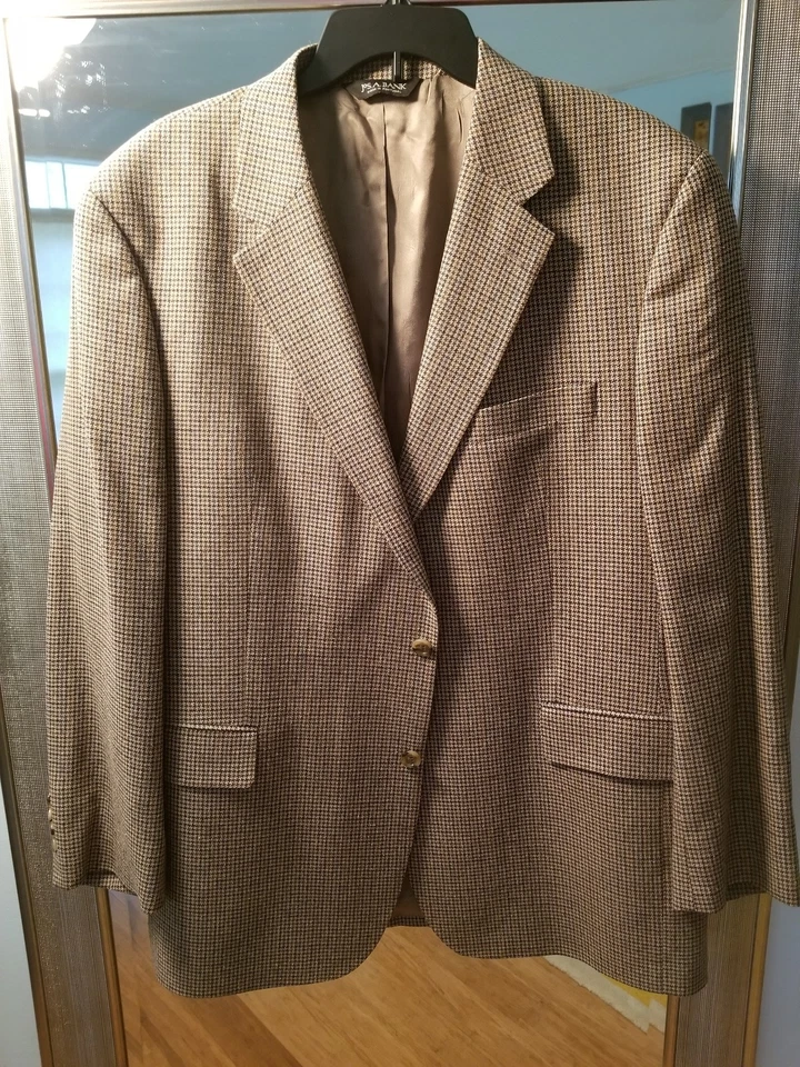 Hombre Joseph A. Blazer Banks Tweed, 46R Foto 1 de 4