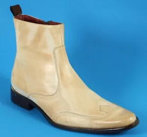 148 Stiefelette Chelsea Boots Herren Schuhe Leder Halbschuhe Frank Wright 46 - Bild 1 von 3